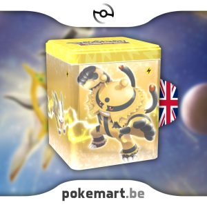 Pokémon Boîte en fer blanc empilable rapide de type foudre pokemart