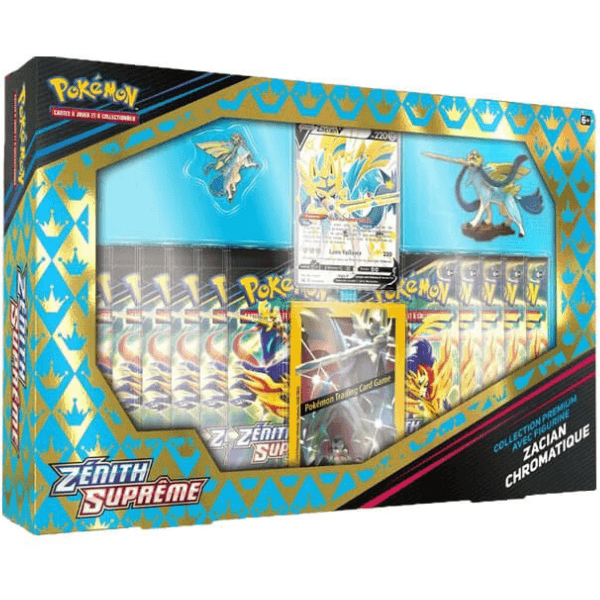 Zénith Suprême - Coffret Premium Figurine Zacian Chromatique pokemart