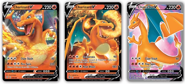 Toutes les cartes Charizard V Pokémon - Pokemart.be